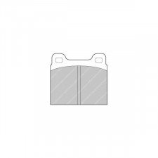 Bremsbeläge Ferodo DS3000 hinten für ALFA ROMEO 6 2.5 01.79 - 12.87 Bremssattel ATE