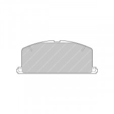 Plaquettes de frein Ferodo DS3000 avant pour CHEVROLET Chevy 2, nova  01.85 - 12.88 étrier KELGATE