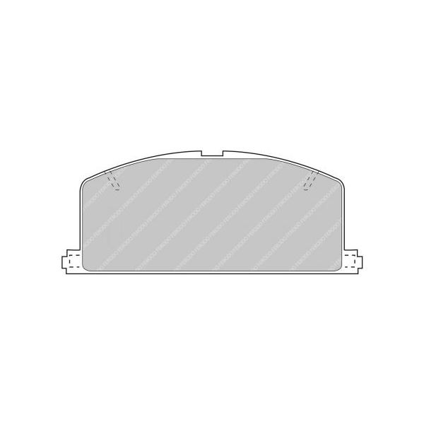 Plaquettes de Frein Ferodo DS2500 Avant Toyota Celica 1.6 / Toyota MR2 - F-CP308R - FCP308R - 3661768068731