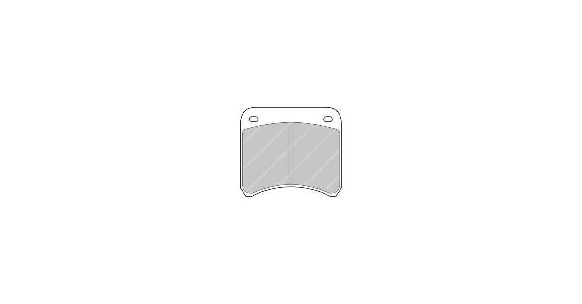 Plaquettes de frein Ferodo DS3000 arrière pour RENAULT Clio Super 1600 01.01 -  étrier AP RACING
