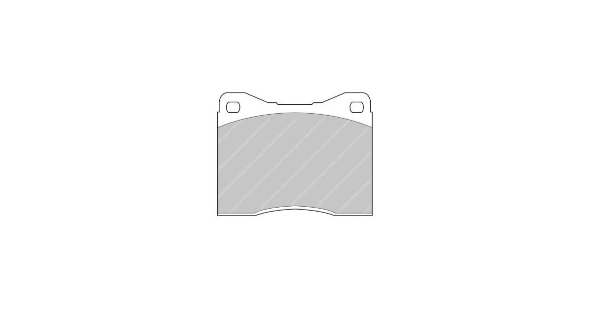 Ferodo DS 3000 brake pads front for BMW 2500 2500 CS, Automatic 01.68 - 12.76 caliper ATE