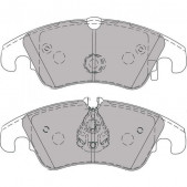 Plaquettes de frein Ferodo DS2500 avant pour AUDI A4 2.0 Tdi Quattro 01.08 -  étrier LUCAS/TRW