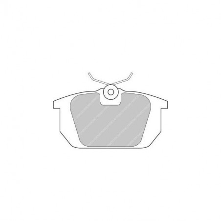 Plaquettes de frein Ferodo DS2500 arrière pour ALFA ROMEO 145 1.4 09.94 - 09.96 étrier LUCAS/TRW