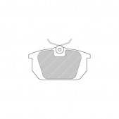Plaquettes de frein Ferodo DS2500 arrière pour ALFA ROMEO 145 1.4 09.94 - 09.96 étrier LUCAS/TRW