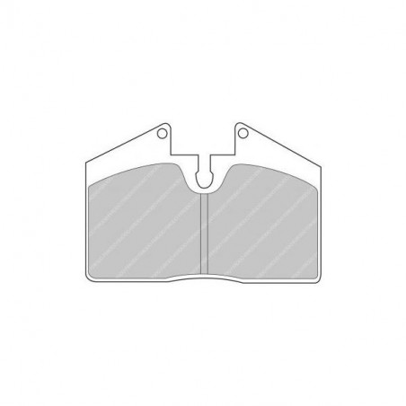 Plaquettes de frein Ferodo DS3000 avant pour FERRARI 348 3.4 TB,TS 32V 01.90 - 09.94 étrier ATE