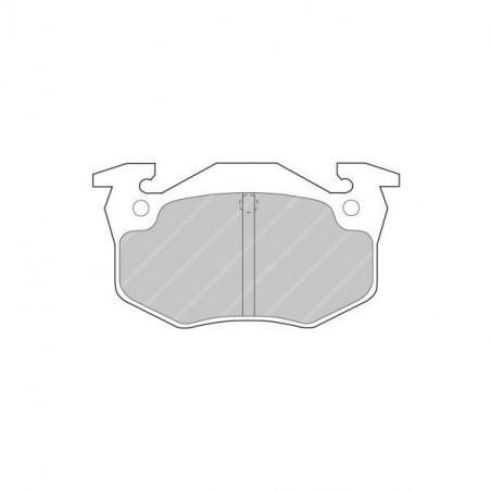 Pastiglie freno Ferodo DS2500 posteriore CITROEN Saxo 1.6 16V 02/96 - 04/02 pinza BENDIX