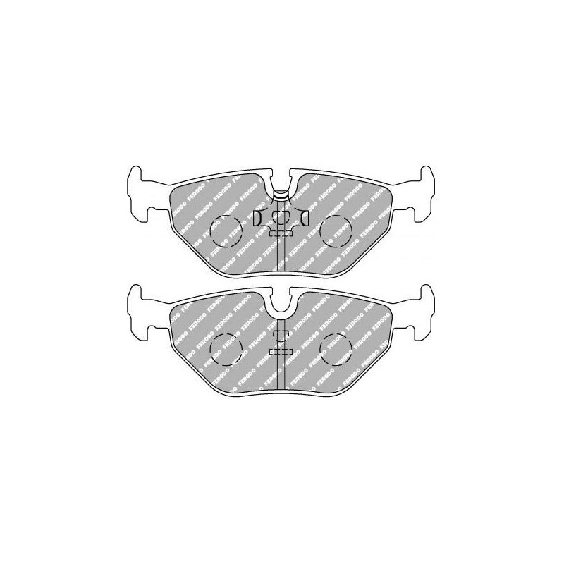 Ferodo DS2500 Rear Brake Pads BMW M3 E30 / E36 / Z3 - F-CP578R - FCP578R - 3661768069257