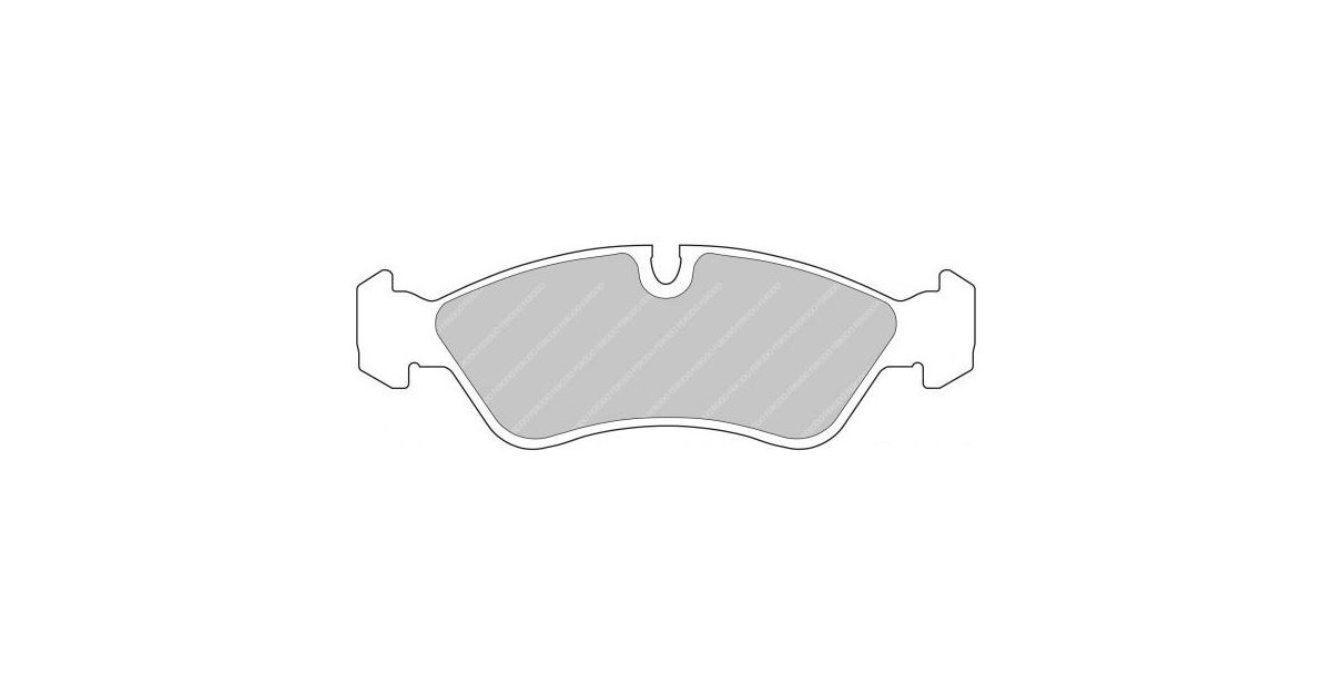 Plaquettes de frein Ferodo DS2500 avant pour DAEWOO Espero 1.5 i GLXi 16V 04.95 -  étrier ATE
