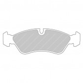 Ferodo DS 2500 brake pads front for DAEWOO Espero 1.5 i GLXi 16V 04.95 -  caliper ATE