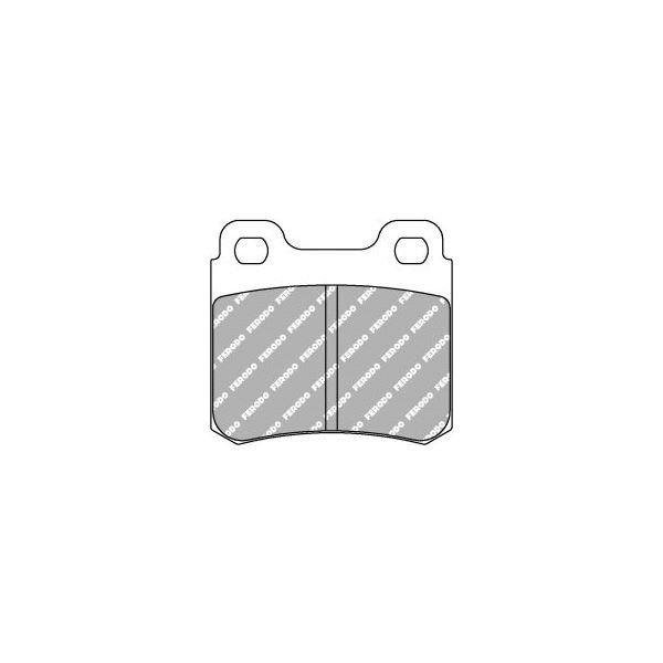 Bremsbeläge Ferodo DS2500 Hinten Opel Kadett / Astra GSI 16S - F-CP586H - FCP586H - 3661768069295