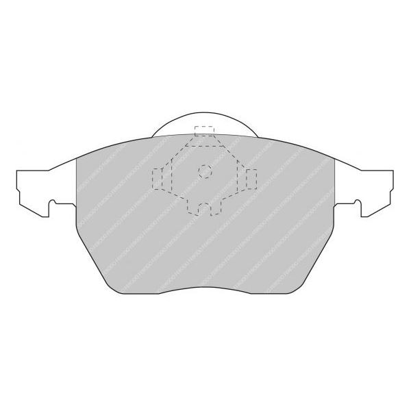 Ferodo DS2500 Front Brake Pads Audi S3 / A4 Volkswagen Golf 4 - F-CP590H - FCP590H - 3661768069318