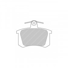 Pastiglie Freno Ferodo DS2500 Posteriore Volkswagen Golf 1 / 2 Audi 80
