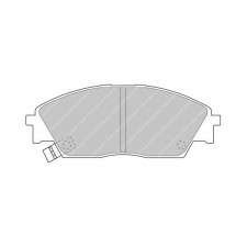 Ferodo DS 2500 brake pads front for HONDA Accord 2.2 16V 09.89 - 12.91 caliper AKEBONO