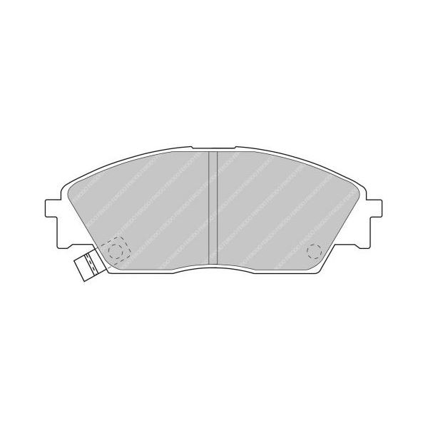 Bremsbeläge Ferodo DS2500 Avant Honda Civic Vtec - F-CP598H - FCP598H - 3661768069356