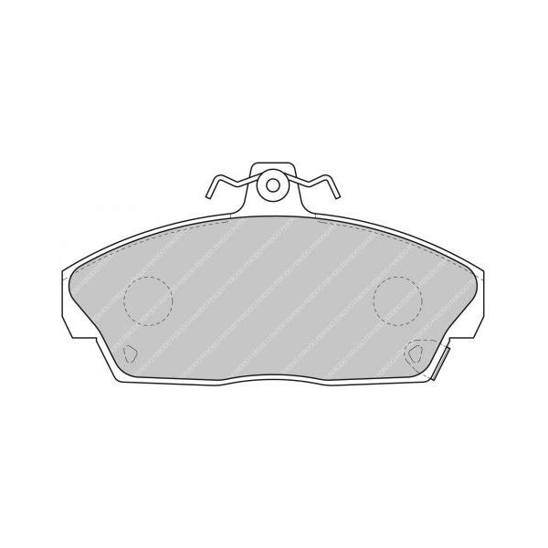 Plaquettes de Frein Ferodo DS2500 Avant Rover 214 / 216 / 218 - F-CP613H - FCP613H - 3661768069417