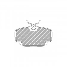 Plaquettes de frein Ferodo DS3000 avant pour BMW 3 Series 318i 02.82 - 06.91 étrier LUCAS/TRW