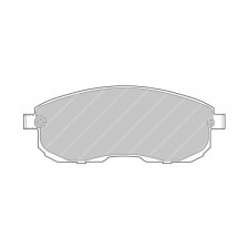 Bremsbeläge Ferodo DS2500 vorne für INFINITI G20 G20 01.98 - 12.00 SUMITOMO Bremssattel