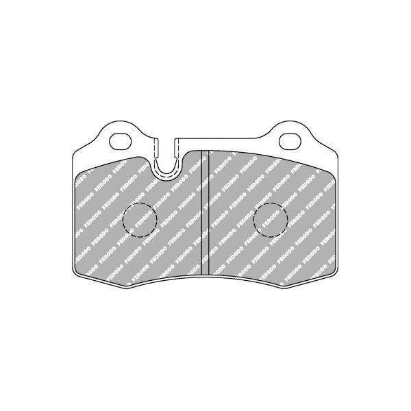 Plaquettes de Frein Ferodo DS2500 Avant Lancia Delta Evo/ Peugeot 406 V6/ Renault Clio T/ Brembo - F-CP721R - FCP721R - 3661768069523