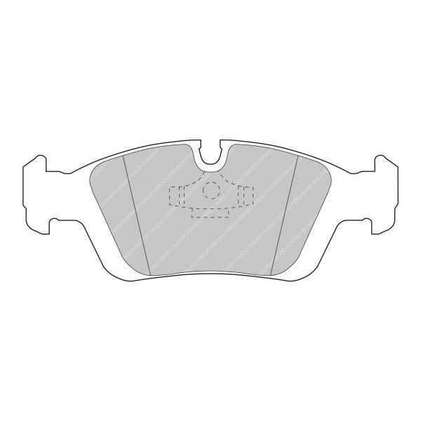 Bremsbeläge Ferodo DS2500 Avant BMW E36 / E46 - F-CP725R - FCP725R - 3661768069547