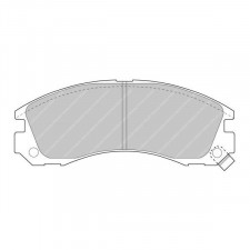 Ferodo DS 2500 brake pads front for DODGE Avenger All (US) 01.95 -  caliper AKEBONO
