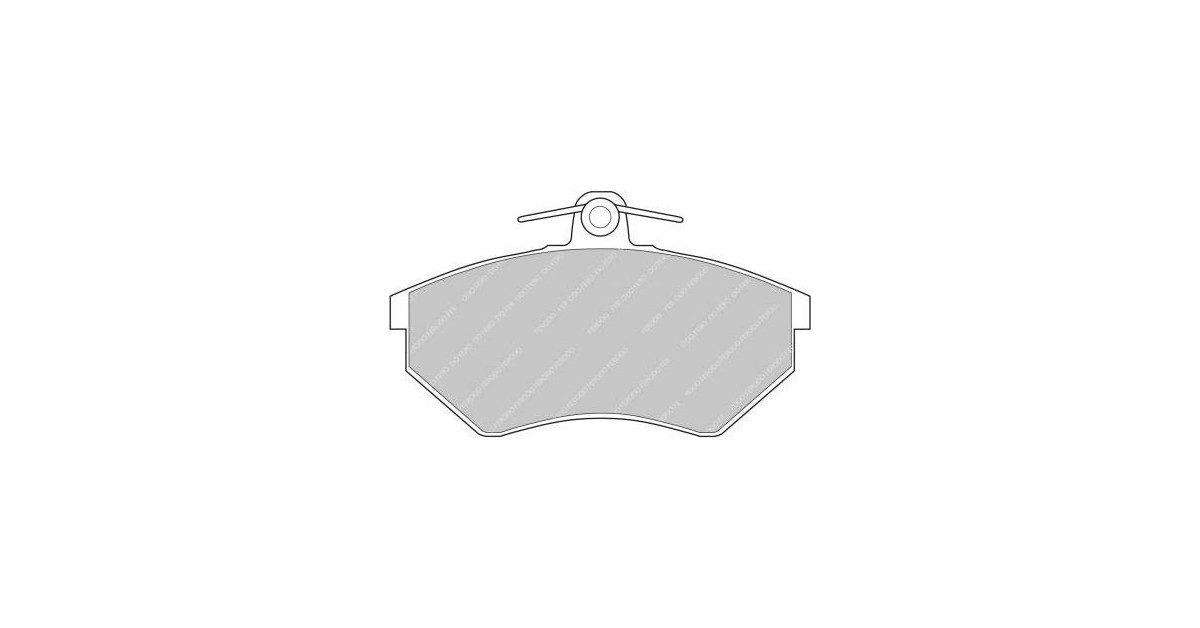 Ferodo DS 2500 brake pads front for AUDI 80 1.3 10.79 - 08.86 caliper LUCAS/TRW