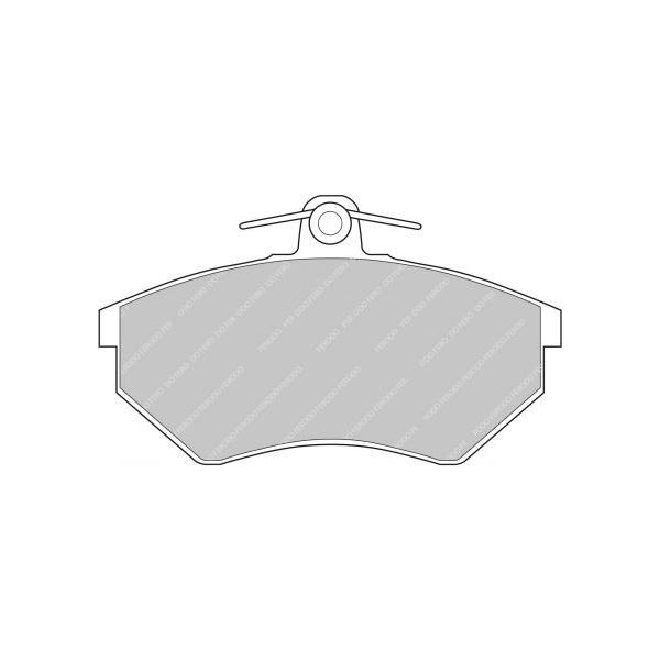 Plaquettes de Frein Ferodo DS2500 Avant Volkswagen Golf 2 / 3 Lucas - F-CP774H - FCP774H - 3661768069677