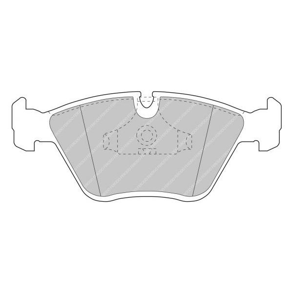 Plaquettes de Frein Ferodo DS2500 Avant BMW E36 M3 / Z3 / E34 - F-CP779R - FCP779R - 3661768069745