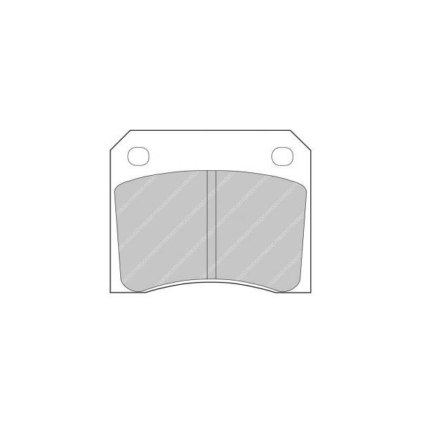 Bremsbeläge Ferodo DS2500 Hinten Jaguar / Aston Martin - F-CP815H - FCP815H - 3661768324011