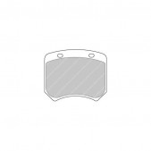 Plaquettes de frein Ferodo DS2500 arrière pour CATERHAM stock AP up-grade  01.97 -  étrier LOCKHEED