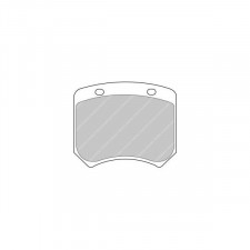 Ferodo DS 3000 brake pads rear for CATERHAM stock AP up-grade  01.97 -  caliper LOCKHEED