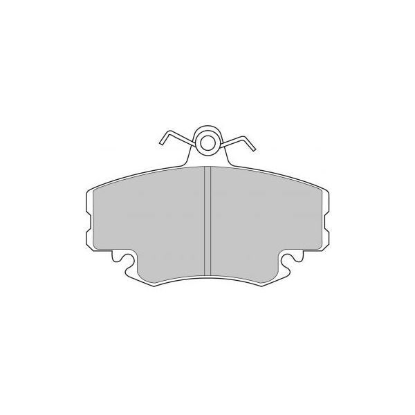 Plaquettes de Frein Ferodo DS4003 Avant Peugeot 205 / 309 Renault Clio / R5 GT Turbo - F-CP845H - FCP845H - 3661768069943