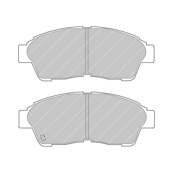 Plaquettes de Frein Ferodo DS2500 Avant Toyota Celica - F-CP867H - FCP867H - 3661768070031