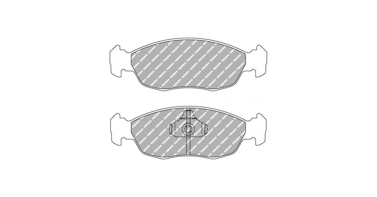 Plaquettes de Frein Ferodo DS2500 Avant Peugeot 306 D / 106 1.6 Citroën Saxo