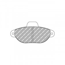 Bremsbeläge Ferodo DS2500 vorne für FIAT Cinquecento 0.7 03.92 - 09.94 BENDIX Bremssattel