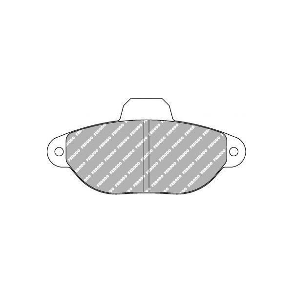Bremsbeläge Ferodo DS2500 Vorne Fiat Cinquecento Sport - F-CP925H - FCP925H - 3661768070147