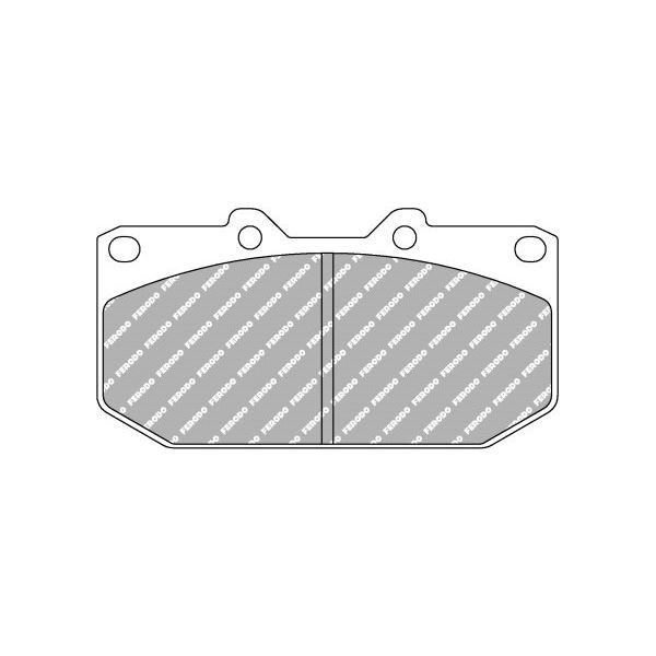 Bremsbeläge Ferodo DS2500 Vorne Subaru 1999 / WRX Ausser STI - F-CP986R - FCP986R - 3661768070253