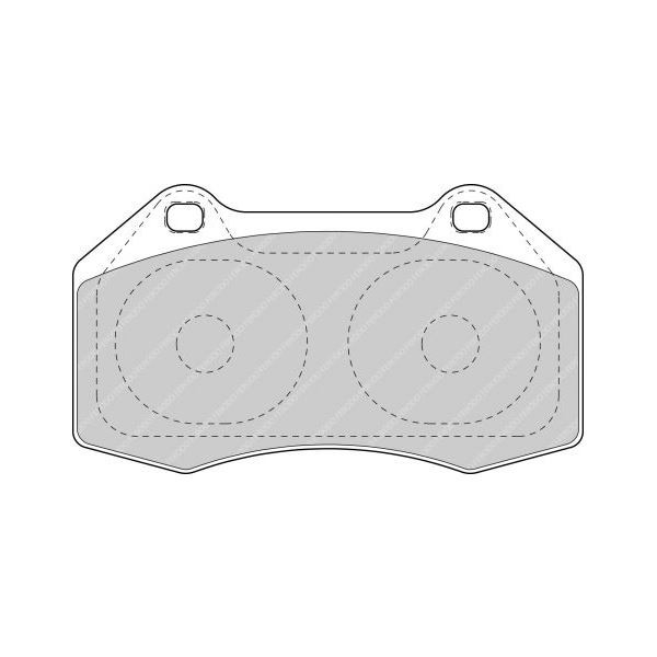 Plaquettes de Frein Ferodo DS Performance Avant Renault Clio 3 RS / Megane 2 RS - F-DS1667 - FDS1667 - 3661768292082
