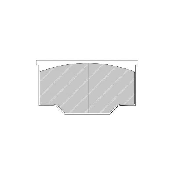 Brake Pads  Ferodo DS3000 Caliper Lucas - F-RP101R - FRP101R - 3661768070307