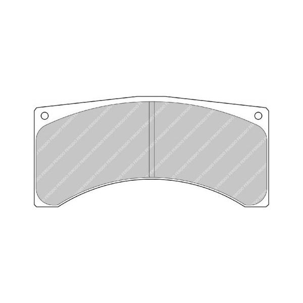 Pastiglie Freno Ferodo DS3000 Pinza Brembo - F-RP3032R - FRP3032R - 3661768070635