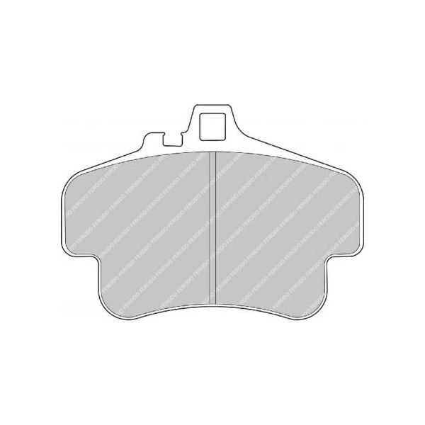 Bremsbeläge Ferodo DS3000 Hinten Porsche 996 - F-RP3051H - FRP3051H - 3661768070697