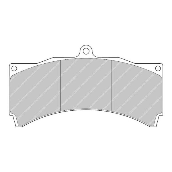 Plaquettes de Frein Ferodo DS3000 Etrier CP5555 6Pistons - F-RP3054H - FRP3054H - 3661768070703