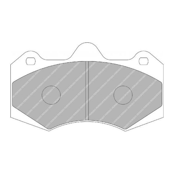 Bremsbeläge Ferodo DS3000 Vorderer Bremssattel AP Subaru STi - F-RP3084R - FRP3084R - 3661768324363