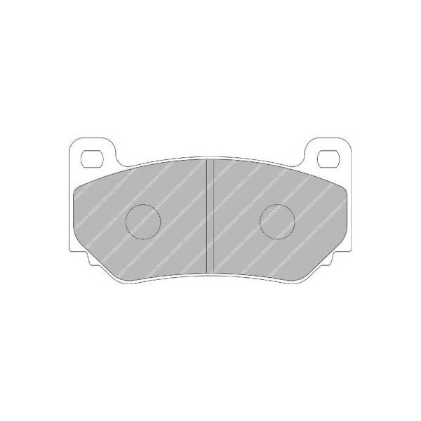 Bremsbeläge Ferodo DS2500 Galfer Bremssattel - F-RP3085 - FRP3085H - 3661768324370