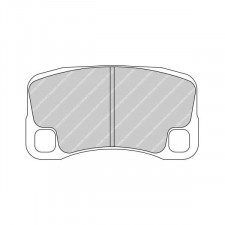 Ferodo DS 2500 brake pads rear for PORSCHE 911 3.6 GT2 09.07 -  caliper BREMBO