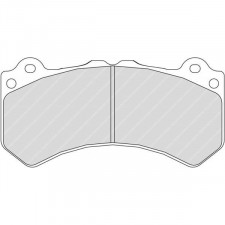 Bremsbeläge Ferodo DS2500 vorne für NISSAN Skyline GT-R (R35) 01.08 - Bremssattel BREMBO