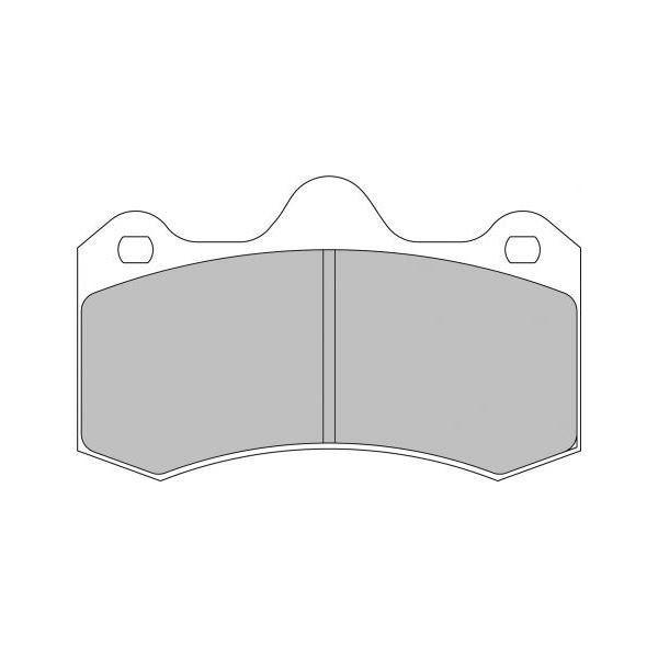 Bremsbeläge Ferodo DS3000 Avant Peugeot 207 RC (Rennstrecke) - F-RP3107H - FRP3107H - 3661768318324
