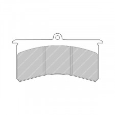 Plaquettes de frein Ferodo DS2500 avant pour OPEL Adam Rallye R2 01.14 -