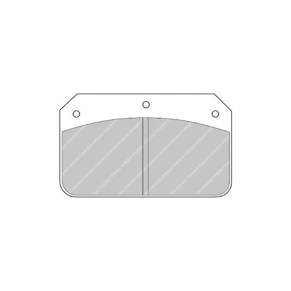 Plaquettes de Frein Ferodo DS2500 Wilwood Dynalite - F-RP502H - FRP502H - 3661768070888