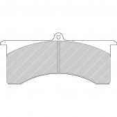 Plaquettes de Frein Ferodo DS3000 Wilwood Groupe N III