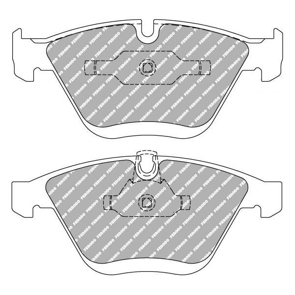 Ferodo DS2500 Front Brake Pads BMW E60 / E61 / E63 / E64 / E65 - F-CP1628R - FCP1628R - 3661768338773